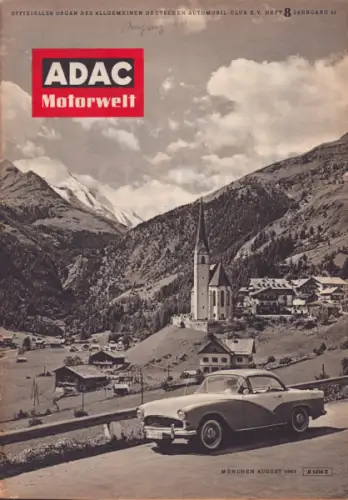 ADAC Motorwelt 1962 Heft 8