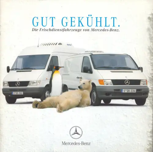 Mercedes-Benz Frischedienstfahrzeuge Prospekt 3.1999