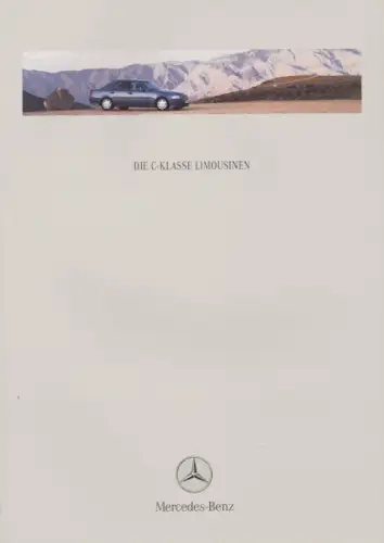 Mercedes-Benz C-Klasse Limousinen Prospekt 7.1999