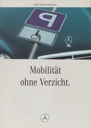 Mercedes-Benz Sondereinbauten Mobilität Prospekt 8.1997