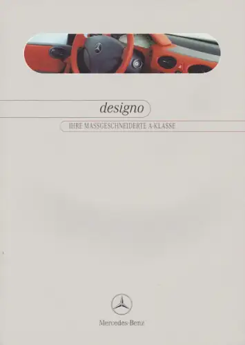 Mercedes-Benz A-Klasse Designo Prospekt 6.1998