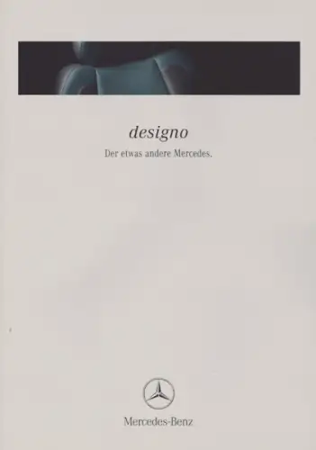 Mercedes-Benz designo Prospekt 8.1999
