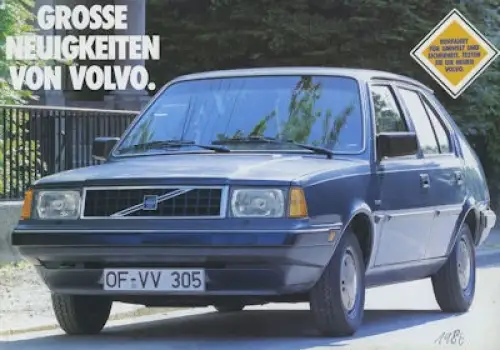 Volvo 340 360 Prospekt 3.1986