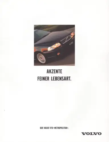 Volvo C 70 Metropolitian Prospekt 10.1998
