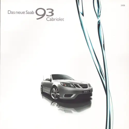 Saab 93 Cabriolet Prospekt 2008