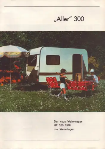 IFA Wohnwagen Aller 300 Prospekt 1983