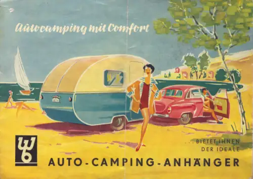 Auto-Camping Anhänger Prospekt 1959