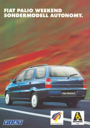 Fiat Palio Weekend Autonomy Prospekt ca. 2001