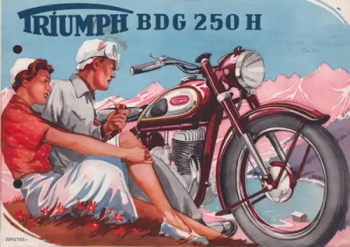 Triumph BDG 250 H Prospekt 1952