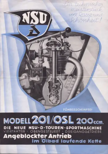 NSU 201 OSL Prospekt 1935