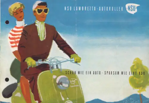 NSU Lambretta Roller Prospekt 3.1952