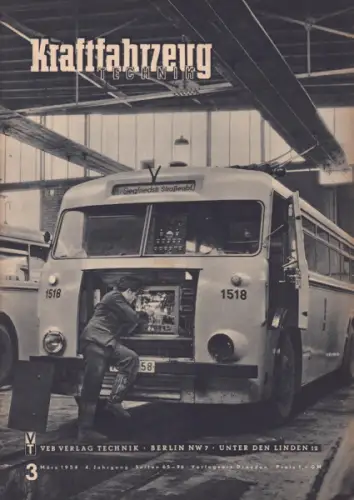 Kraftfahrzeugtechnik KFT 1954 Heft 3