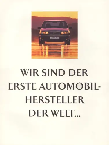 Volvo Seiten-Airbag Prospekt 1994
