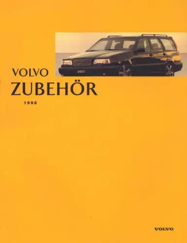Volvo Zubehör Prospekt 1996