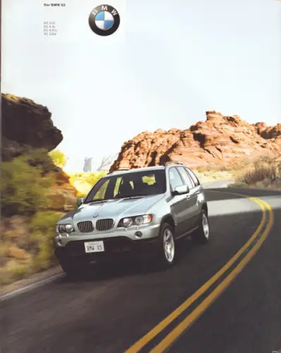 BMW X 5 E 53 Prospekt 2002