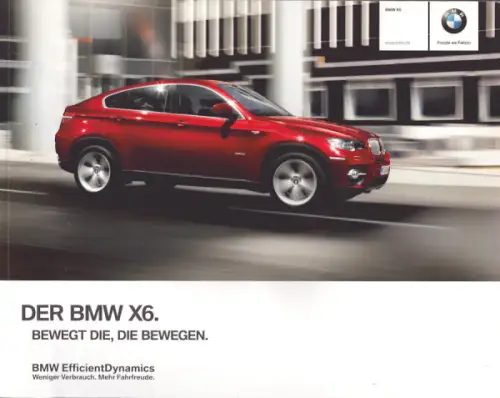 BMW X 6 E 71 Prospekt 2012