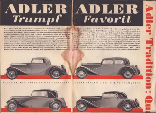 Adler Programm 1933