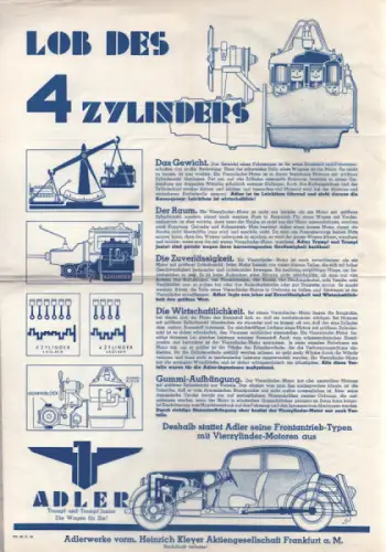 Adler Trumpf / Trumpf Junior Prospekt 2.1935