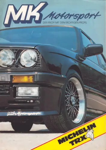 BMW MK Motorsport Programm 1980er Jahre
