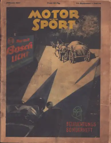 Motor & Sport 1927 Heft 39