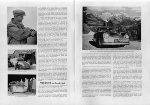 Posche 356 Prospekt 1951/52