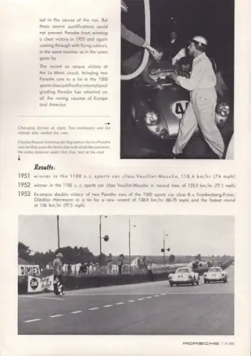 Porsche 356 Prospekt 7.1953 e
