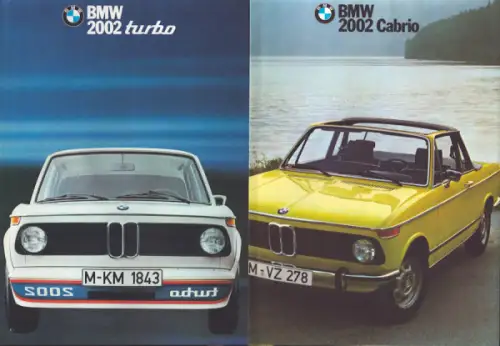 BMW 1602-2002 Verkäufer-Mappe 1975