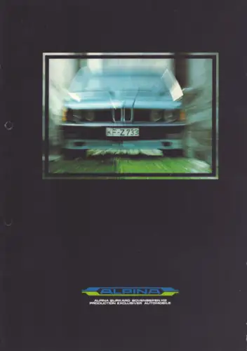 BMW 728 - 735i Alpina Prospekt 5.1981