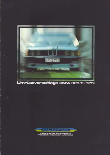 BMW 315-320i Alpina Prospekt 5.1981