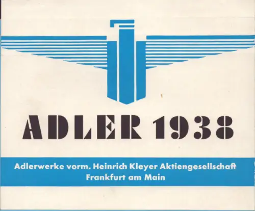 Adler Programm 1938