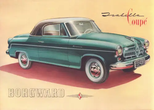 Borgward Isabella Coupé Prospekt ca. 1956