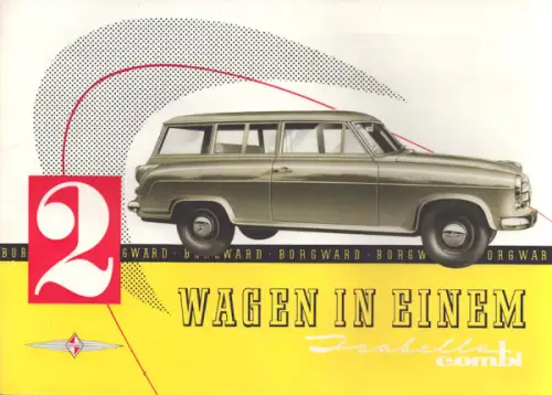 Borgward Isabella Combi Prospekt 10.1955