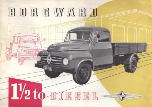 Borgward 1,5 to D Prospekt ca. 1955