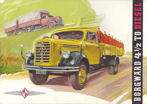 Borgward 4,5 to Diesel Prospekt 5.1955