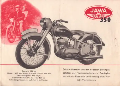 Jawa / CZ Programm 1953