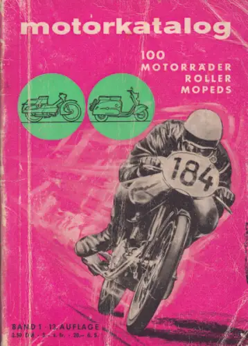 Motorkatalog 100 Motorräder Band 1 1963