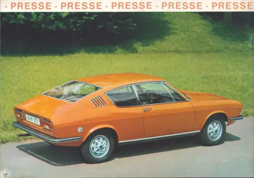 Audi 100 Coupé Presse Prospekt ca. 1970