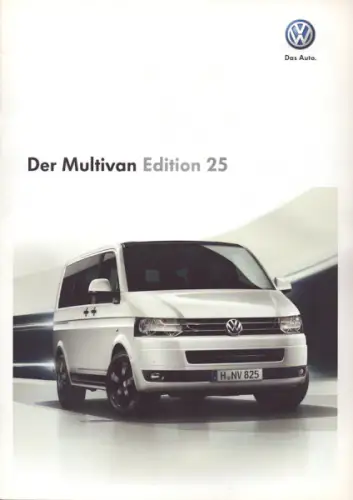 VW T 5.2 Multivan Edition 25 Prospekt 9.2010