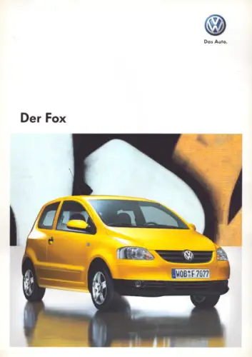 VW Fox Prospekt 7.2009