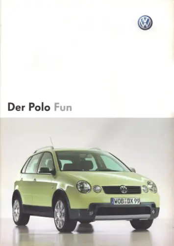 VW Polo 4 Fun Prospekt 10.2003