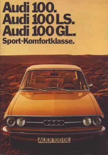 Audi 100 Prospekt 2.1974