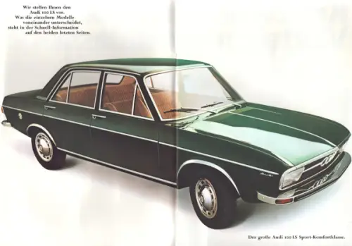Audi 100 Prospekt 7.1969