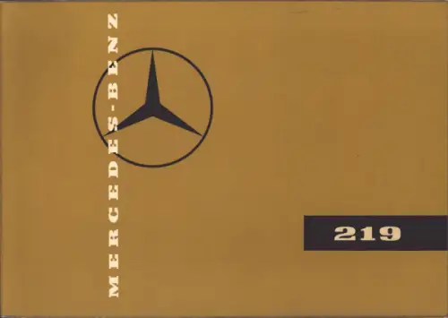 Mercedes-Benz 219 Prospekt 1.1959