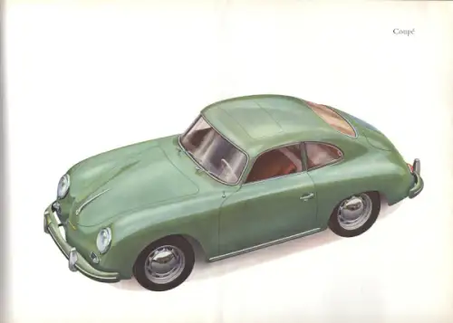 Porsche 356 A Prospekt 9.1958