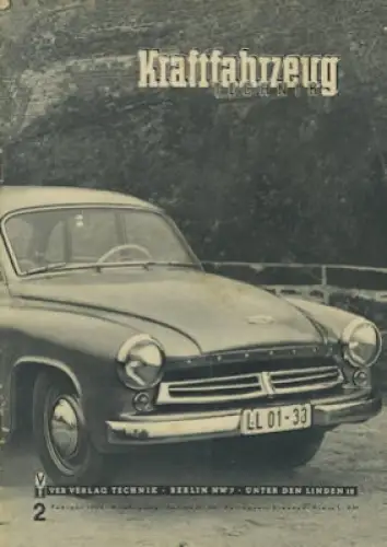 Kraftfahrzeugtechnik KFT 1956 Heft 2