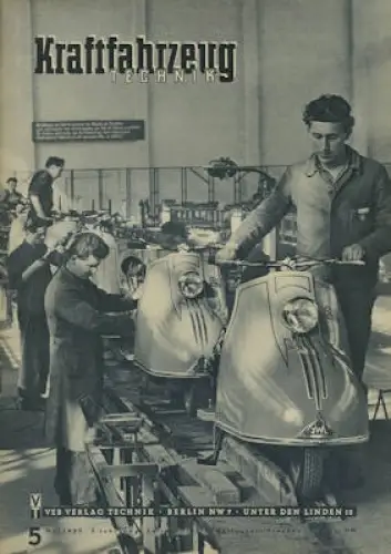 Kraftfahrzeugtechnik KFT 1955 Heft 5