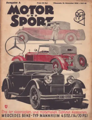 Motor & Sport 1930 Heft 46