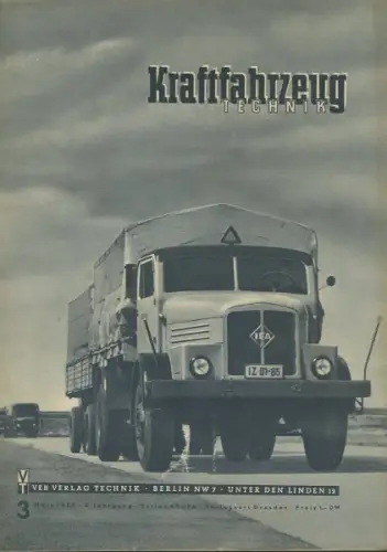 Kraftfahrzeugtechnik KFT 1955 Heft 3
