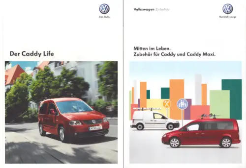 VW Caddy Prospekt-Mappe 2010