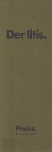 VW Iltis Preisliste 9.1979